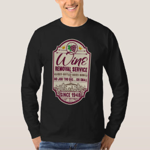 74th Birthday I Label Wine Decanter I Wine Removal T-Shirt