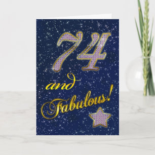 74th Birthday party Invitation