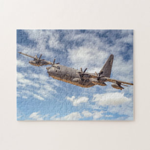 7574-C-130 Puzzle de plan militaire Vintage