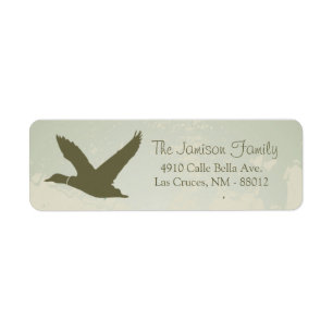 .75"" chasse de retour de canard de l'étiquette d