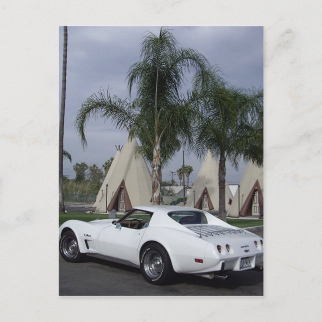 75 Corvette Postcard (Front)