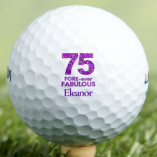 75 FORE-ever Fabulous Grandma Gift – Elegant Look Golf Balls