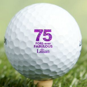75 FORE-ever Fabulous Wife Gift – Floral Keepsake Golf Balls