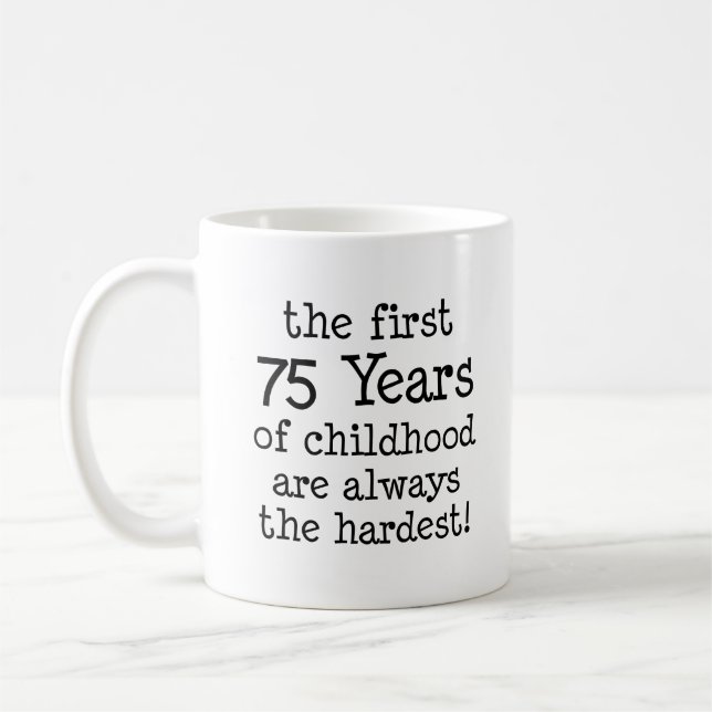 75 premières années de tasse d'enfance (Gauche)