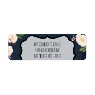 .75"x2.25" Business Address Label Baby Pink Cosmos