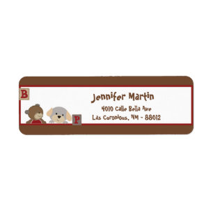 .75"x2.25" Return Address Label Cocalo Buttons