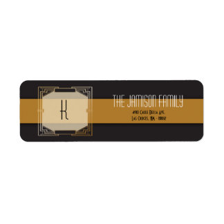 .75"x2.25" Return Address Label Gatsby Theme