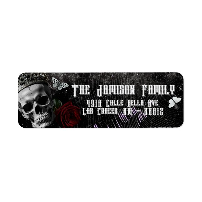 .75"x2.25" Return Address Label Haunting Adeline Z (Front)