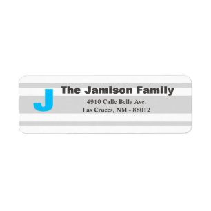 .75"x2.25" Return Address Label Modern Neon Stripe