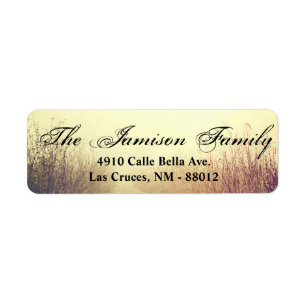 .75"x2.25" Return Address Label Sunrise Pathway Wa