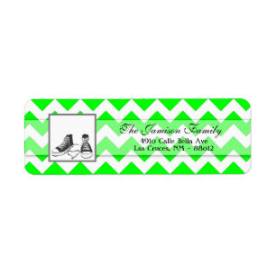 .75"x2.25" Return Address Label Teenage Sneakers