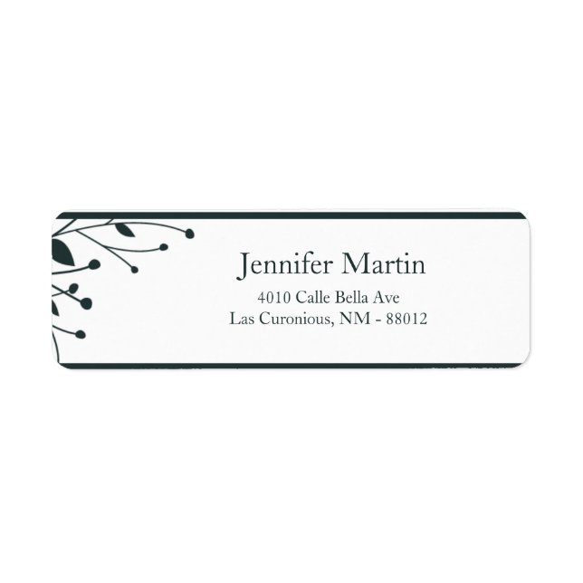 .75"x2.25" Return Address Twilight Twigs (Front)