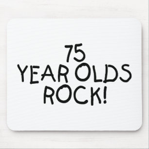 75 Year Olds Rock Mouse Pad