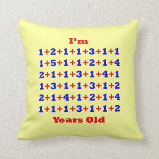 75 Years Old Throw Pillow