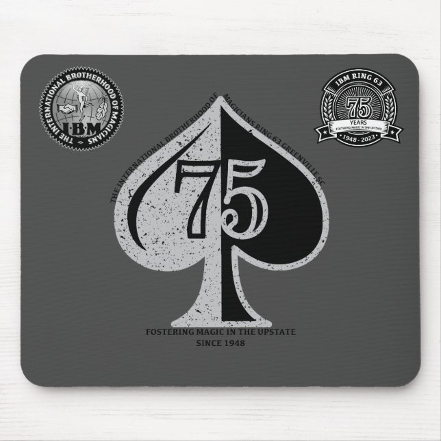 75 Yr Mousepad (Front)