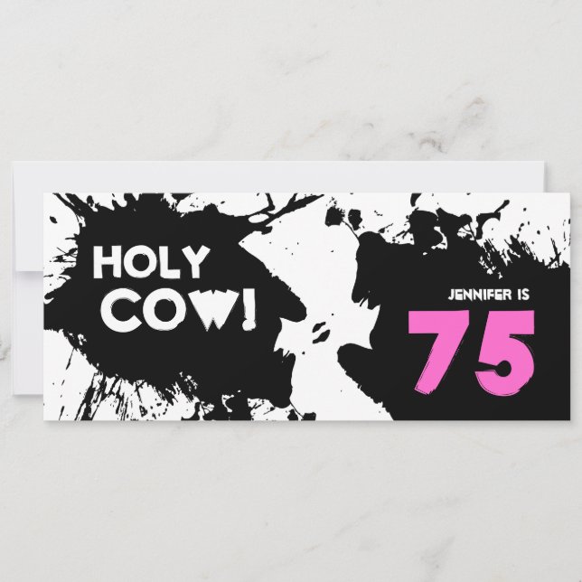 75e anniversaire Invitations à la fête de Saint-Va (Devant)