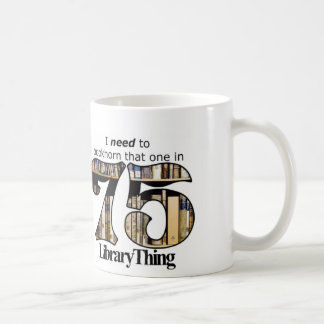 75ers Library Thing mug