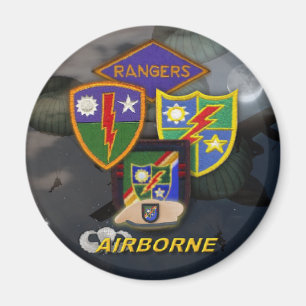75th airborne rangers patch veterans ww2 magnet