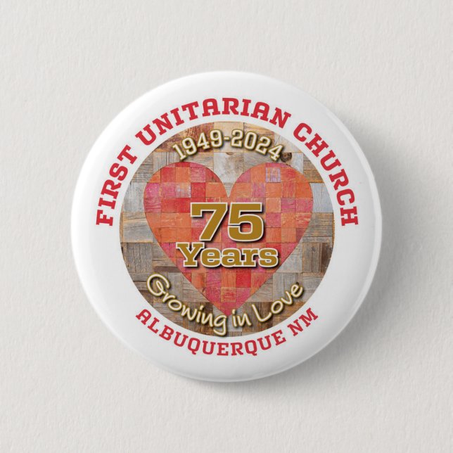 75th Anniversary Button (Front)