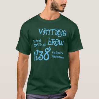 75th Birthday Gift 1938 Vintage Brew Name V9 T-Shirt