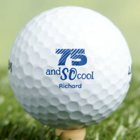 75th Birthday Golfer Gift for Dad - 75 and So Cool