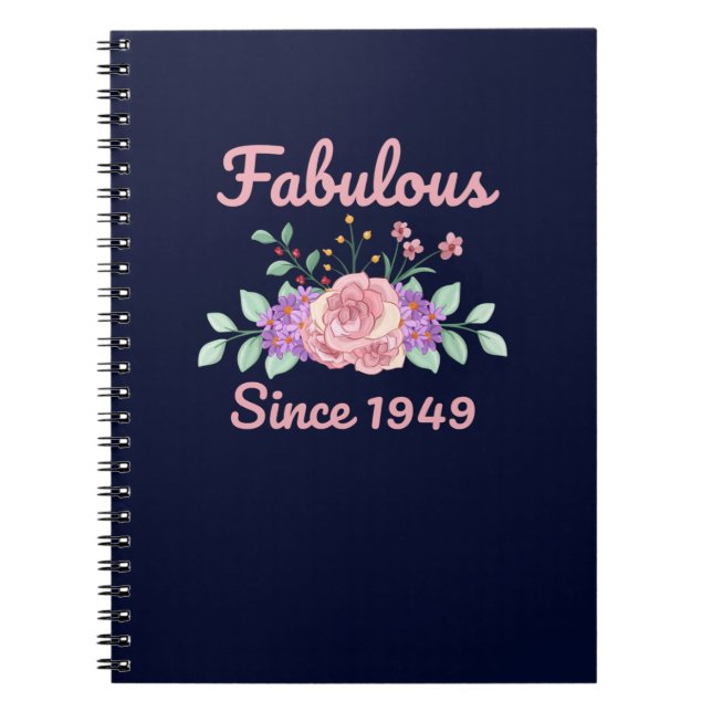 75th Birthday Notebook (Front)