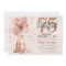 75th Birthday Rose Gold Cake