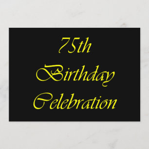 75th Birthdays Card