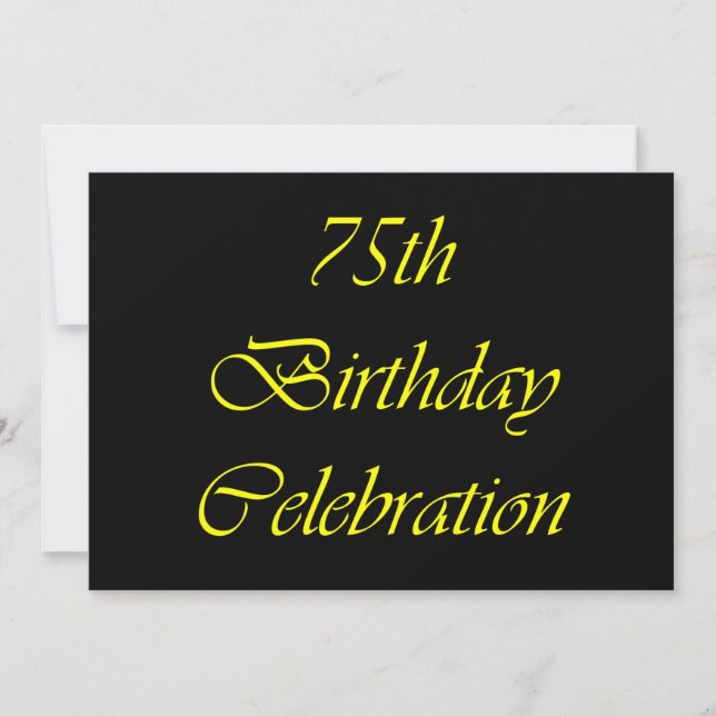 75th Birthdays Card (Front)
