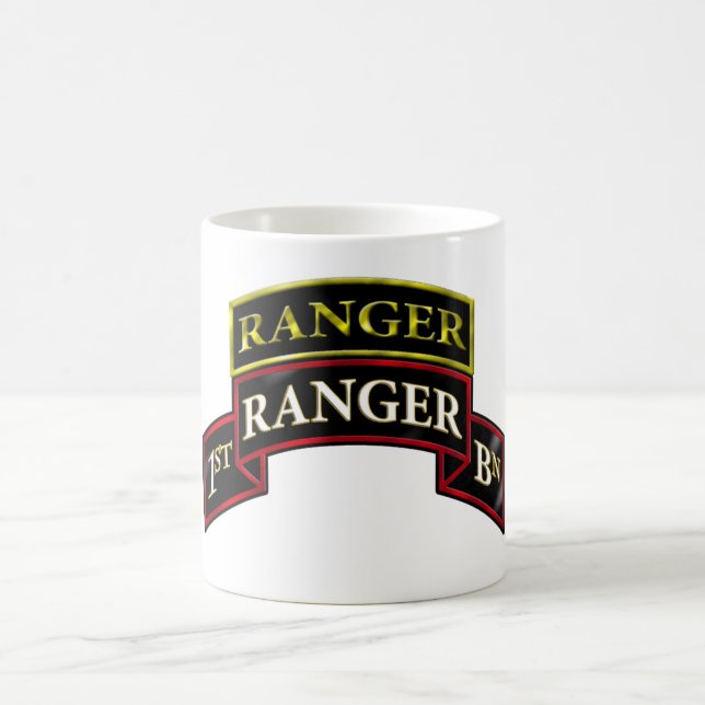 75th Ranger 1st Battalion w/Tab Coffee Mug (Center)