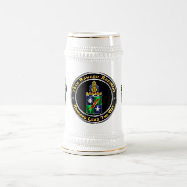 75th Ranger Regiment  Beer Stein (Center)