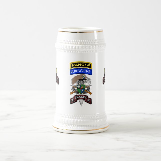 75th Ranger Regiment  Beer Stein (Center)