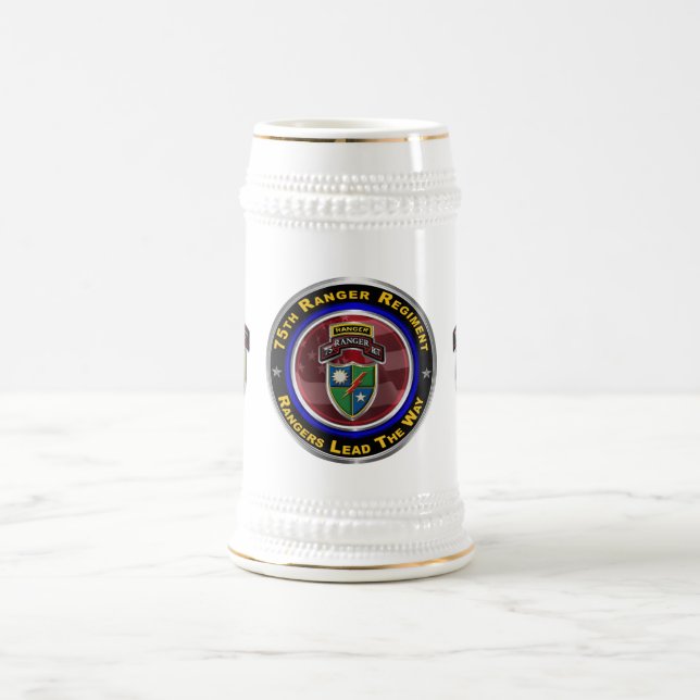 75th Ranger Regiment   Beer Stein (Center)