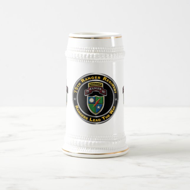 75th Ranger Regiment  Beer Stein (Center)
