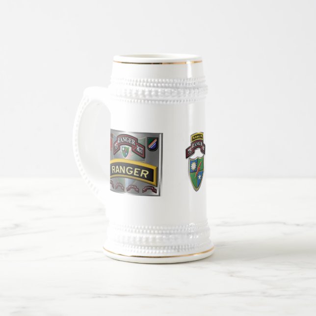 75th Ranger Regiment  Beer Stein (Front Left)