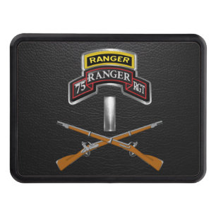 75th Ranger Regiment First Lieutenant  Trailer Hitch Cover