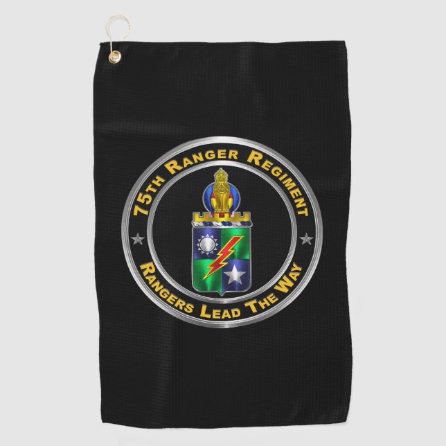 75th Ranger Regiment  Golf Towel (Front)