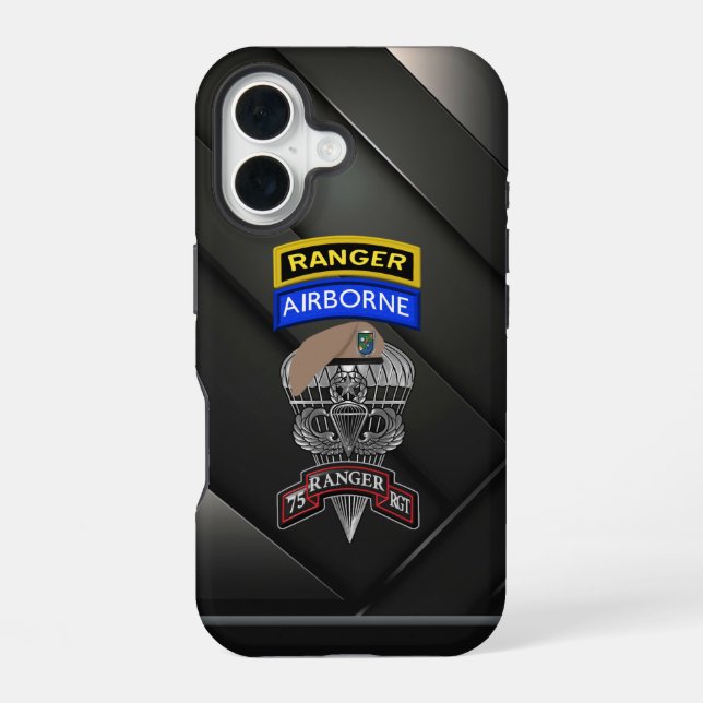 75th Ranger Regiment  iPhone 16 Case (Back)