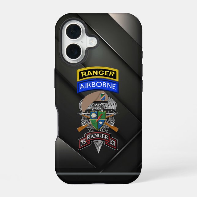 75th Ranger Regiment  iPhone 16 Case (Back)