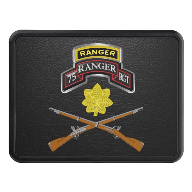 75th Ranger Regiment Major Trailer Hitch Cover (Front)