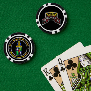 75th Ranger Regiment Poker Chips