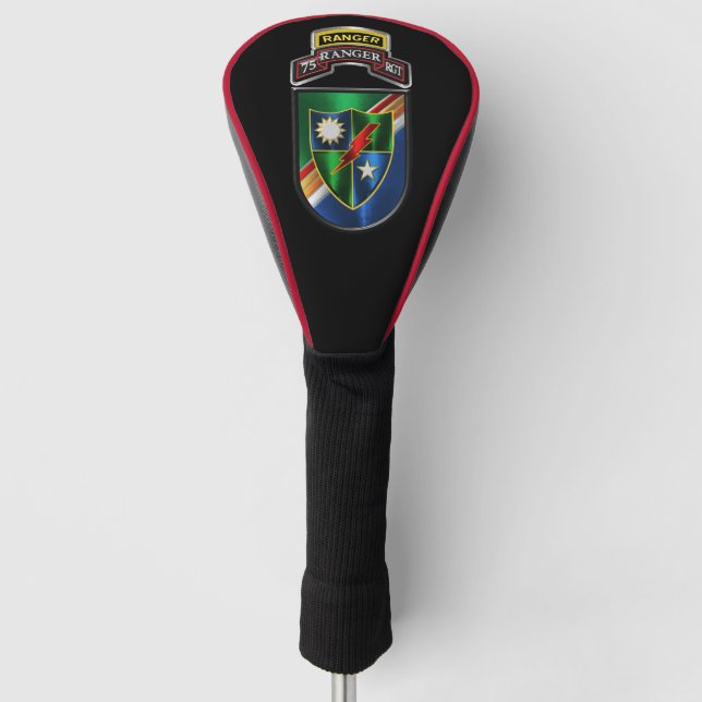 75th Ranger Regiment "Rangers Lead The Way" Golf Head Cover (Front)