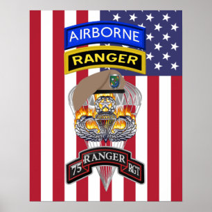 75th Ranger Regiment “Sua Sponte” Poster