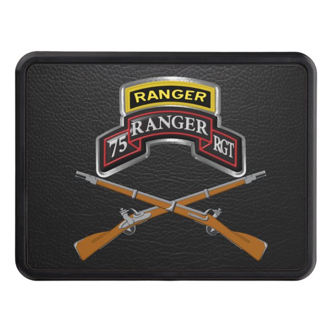 75th Ranger Regiment  Trailer Hitch Cover (Front)