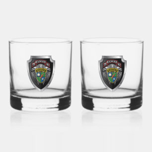 75th Ranger Regiment Whiskey Glass