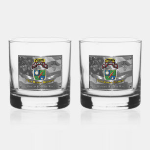 75th Ranger Regiment Whiskey Glass