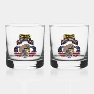 75th Ranger Regiment Whiskey Glass