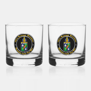 75th Ranger Regiment Whiskey Glass