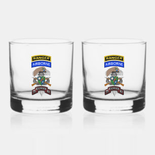 75th Ranger Regiment Whiskey Glass