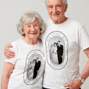 75th Wedding Anniversary Diamond Gift Custom Photo T-Shirt